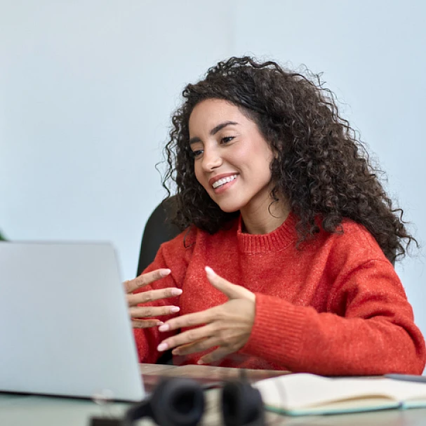 woman having a technical interview