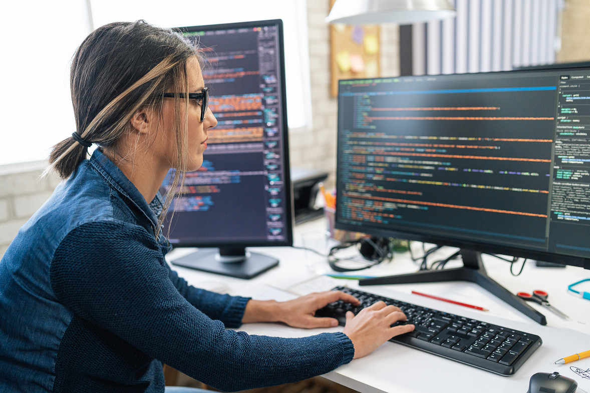 woman working in the technology industry