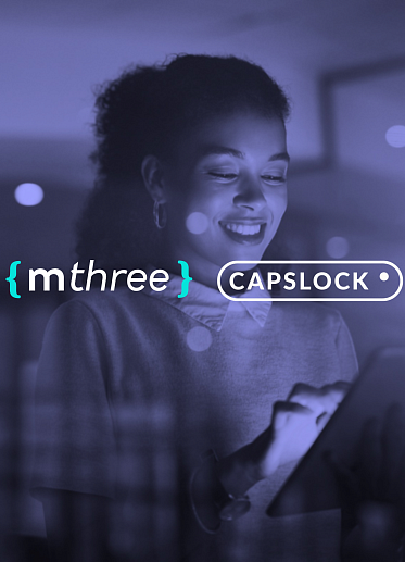 mthree x capslock graphic