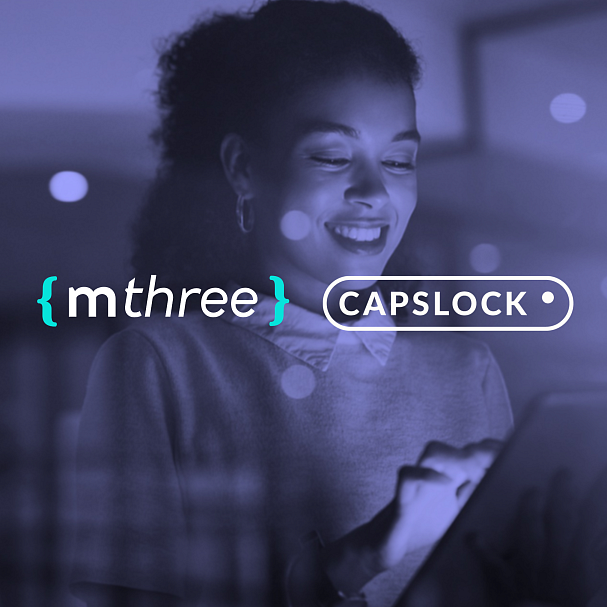 mthree x capslock graphic