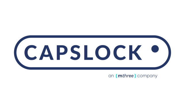 CAPSLOCK x mthree logo